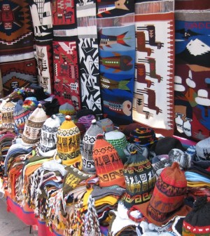 Der Wochenmarkt in Otavalo, Ecuador - Juli 2009