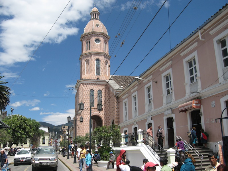 Der Wochenmarkt in Otavalo, Ecuador - Juli 2009