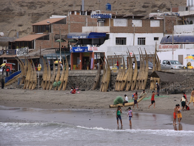 Huanchaco, Peru - Oktober 2009