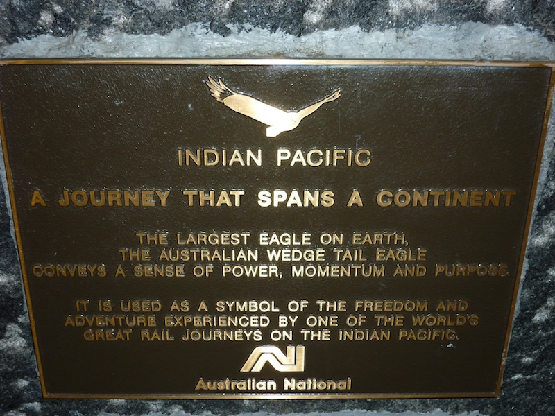 Indian Pacific Zugfahrt, Australien - April 2010