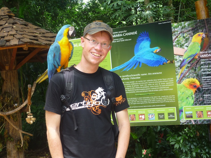 Vogelpark in Iguacu, Brasilien - Dezember 2009